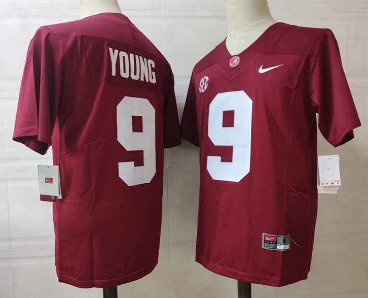 Men Alabama Crimson Tide #9 Young Red 2024 Nike Vapor NCAA Jersey->ncaa teams->NCAA Jersey